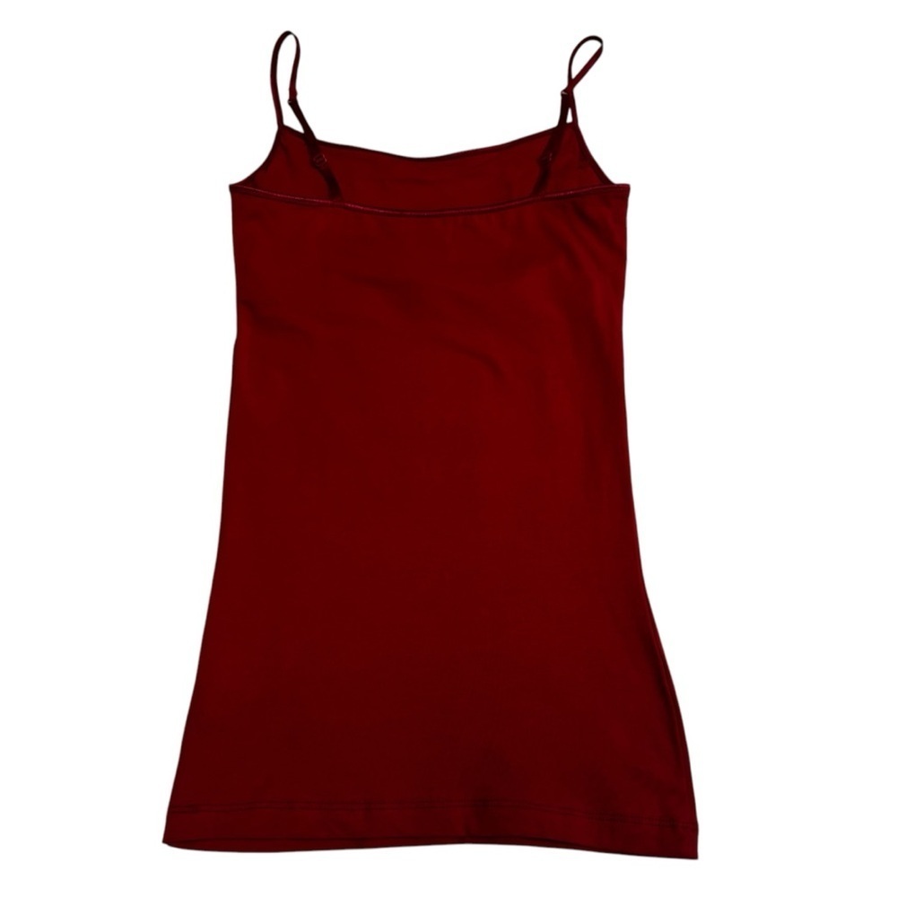 Aeropostale Red Cami Camisole Tank Top Size Small Adjustable Straps Shelf Bra - Picture 5 of 11